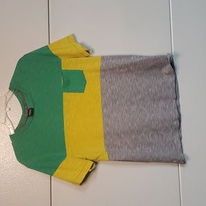 Vintage Tony Hawk Green, Yellow and Gray Single Stitch Tee